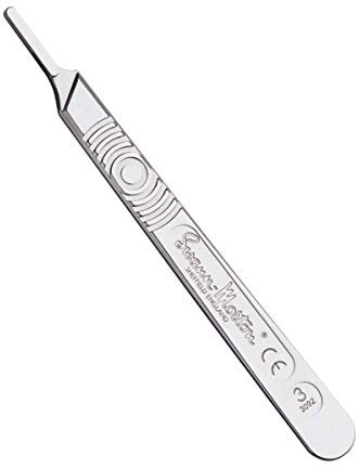 Swann Morton Standard Scalpel Handles, No.3 No.3L, No.4, No.4L, No.5B, No.7, No.9, No.B3, No.B3L, Made in UK (No.3)