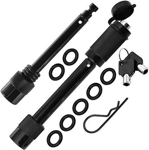 Namvo Trailer Hitch Lock Pin Set 1/2 and 5/8 with One Safety Clip,Ten Anti Rattle O Rings and Two Keys