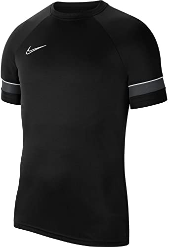 Nike Herren Dri-fit Academy Fu ball Kurzarmhemd, Schwarz / Weiß Anthrazit Weiß, M EU