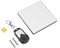 Interrupteur tactile unipolaire, interrupteur tactile intelligent avec télécommande sans fil, panneau en verre pour bureau à domicile(blanc)