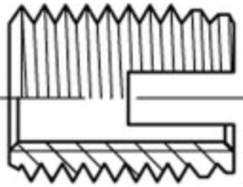 kerb_konus 3020040.16 Art 88302 ENSAT gehärteter Stahl M 4 gal, Typ 302 gal ZnC S