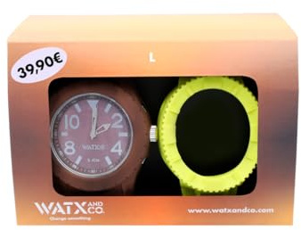 WATXANDCO Watx Wacombol9 Uhr, Einheitsgröße, braun, 49MM
