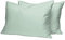 Pizuna Luxuriöser Soft-Satin 2er Pack Kissenbezug 70 x 90cm Meeresschaum, 400 Fadenzahl Baumwolle Kissenbezüge, 100% Langstapel Baumwolle Kissenbezug (Meeresschaum, 70x90cm)
