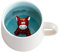 Tazza Cavallo, Tazza Animal 3D in Ceramica, 350ml Tazza da caffè Tazza Bambini con Figurine Animati per Natale, Compleanno, Tazza Regalo per Amici, Familiari o Bambini(Cavallo)