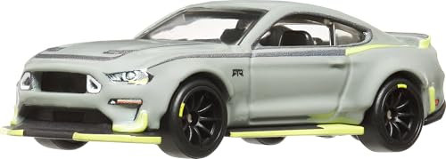 Hot Wheels Premium Ford Mustang RTR, Car Culture Circuit Legends-Fahrzeuge für Kinder ab 3 Jahren und Erwachsene Fans und Sammler, Premium-Kollektion von Car Culture im Maßstab 1:64, HKC85