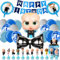 42 Pcs Party Deko Set, Luftballon, Dekoration, Cupcake Topper, Kinder Geburtstag Banner