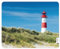 Mauspad mit Leuchtturm-Motiv I 24 x 19 cm I Mousepad in Standard-Größe I Qualitätsdruck auf Zellkautschuk I rutschfest wasserabweisend und abwischbar I dv1242