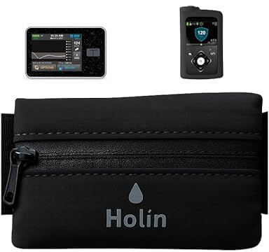 Riñonera para microinfusor invisible – Generico – Negro – Bolsa de cintura – Bolsa – Funda para microinfusor, Negro , Talla única, Super Slim