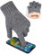 BAONUOR Winterhandschuhe Thermo Fleece Herren und Damen, Winter Handschuhe Touchscreen Gedehnt Dicke Strickhandschuhe, Thermohandschuhe für Outdoor Sport Laufen Radfahren Freizeit Grau