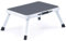 Folding 2 3 4 Step Steel Step Ladder Stool Non Slip Mat Tread Stepladder Safety Heavy Duty (One Step ladder White)
