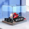 HAIWENFEIQI Scatola di visualizzazione in acrilico per spazzaneve Lego 42148, scatola trasparente antipolvere, compatibile con kit di costruzione Lego 42148 (modello non incluso) (colore noce)