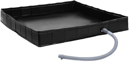 Receveur de douche pliable – Base de douche de camping, base de tente de douche, bassin de douche pour animaux de compagnie – Base de douche pliable, base de douche extérieure étanche, receveur de dou