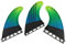 Surfboard FinsThruster Carbon Fibre Fin 2 Flossen G5/G7/AM1/AM2 Surf Fins,Kraftvoller Schub(Single Tab M AM1)
