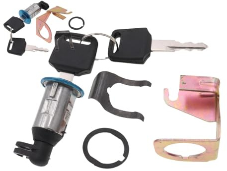 MotiveTech Clés Verrouillage Capot Selle, Barillet Selle Compatible avec Divers Modèles, Verrouillage Siège en Métal Robust, Remplacement Facile, Sécurité Renforcée