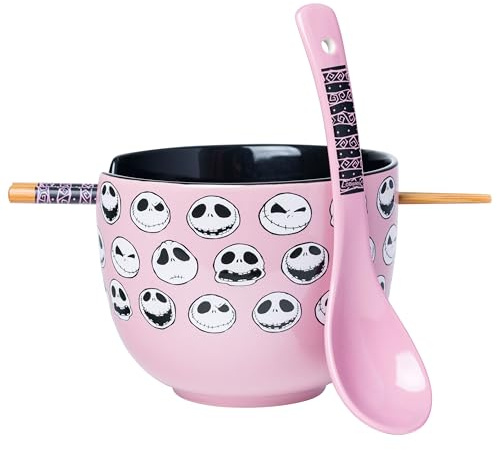 Disney The Nightmare Before Christmas Jack Skellington Ramen Bowl Set