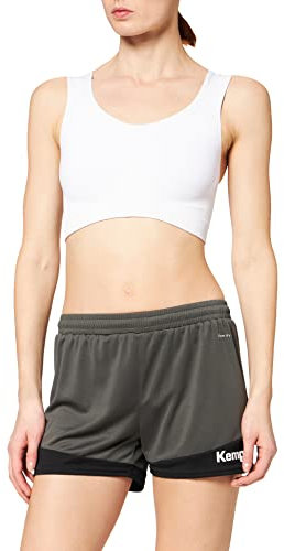 Kempa Damen Emotion 2.0 Shorts, Anthra/Schwarz, L
