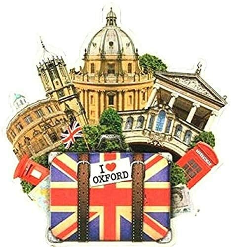 Oxford Fridge Magnet Souvenir Gift College Bridge University I Love Union Jack
