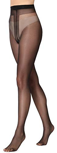 Merry Style Damen Strumpfhose 15 DEN MSFI017 (Schwarz, 2-S)
