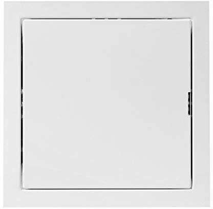 150x150mm Puerta de Inspección - Panel de Acceso Metálica - Trampilla para Pared o Techo - Acero Galvanizado Blanco
