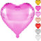 DekoRex Ballons transparents Coeurs 10pcs 45cm Amour Décoration de mariage (Couleur : Rose)