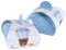 MKISHINE 50pz Bomboniere Battesimo/Nascita,Scatole Portaconfetti Orsetto Maschio, Bambino Bimbo,Sacchetti Battesimo,Blu Carta Regalo Decorazione Confetti