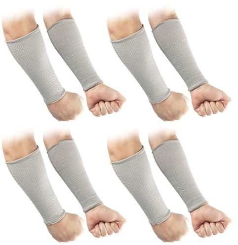 OriStout Cut Resistant Gardening Sleeves with Tumb Hole, Protective Arm Sleeves, Farmers Sleeves, Arm Guards for Biting