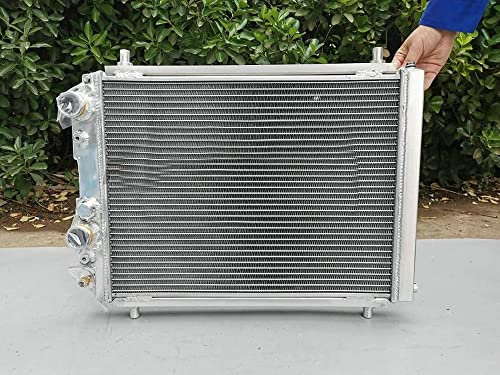 FSMOTO Radiatore della lega di alluminio per Lan-cia Delta HF Integrale Evolution 8V/16V/EVO 2.0L Turbo 831/835 1987-1995