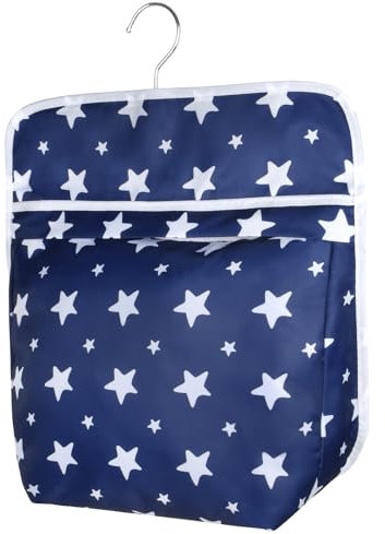 Vicloon Borsa Per Mollette, Borsa Per Mollette Da Bucato Con Gancio, Gancio Per Appendere Facilmente, Per Riporre, Alta Capacità (Stella)