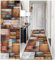 DTUQYX Teppich Läufer Flur Küche rutschfest Waschbar 60 x 180CM, Polyester Waschbar und Dauerhaft, Schlafzimmer Muster Carpet, für Wohnzimmer Büro Esszimmer, Anpassbar Teppichläufer Meterware