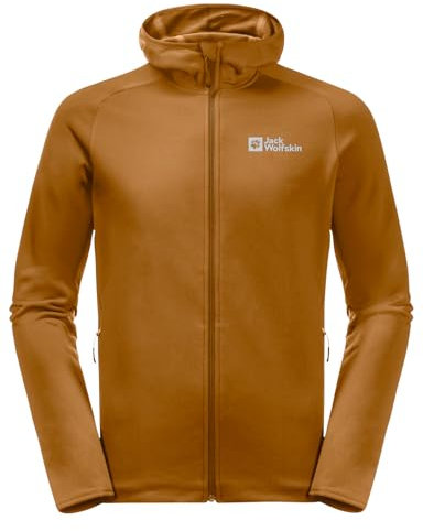 Jack Wolfskin Herren Baiselberg Hooded Fz M, Safflower, L EU
