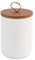 shilanmei Food Storage Jar Ceramic Canisters Kitchen Canisters with Airtight Seal Lid for Coffee Beans Sugar Spices Counter Serving (White 27.05oz)
