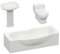 Baoblaze Badewanne Waschbecken Simulation Toilette Lebendige Spielzeug Haus Toilette Modell Puppenhaus Miniatur Spielzeug für DIY Miniatur Badezimmer Mädchen, S