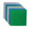 Reenwee 8 Packs Classic Baseplates, 10x10 inch with 32x32 Studs, Building Bricks Baseplate Compatible With Lego, Base Plates 10 x 10 Display Board, Green/Blue/Grey