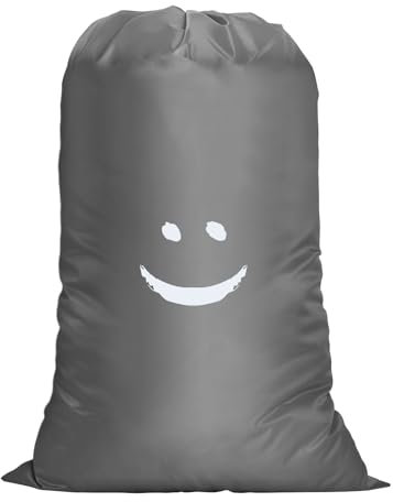 flintronic Extra Large Laundry Bag, 61×91cm Foldable Storage Bag, Dirty Clothes Bags, with Drawstring Closure, Durable Rip-Stop, Convenient, for Travel/Bathroom/Bedroom/Dormitory