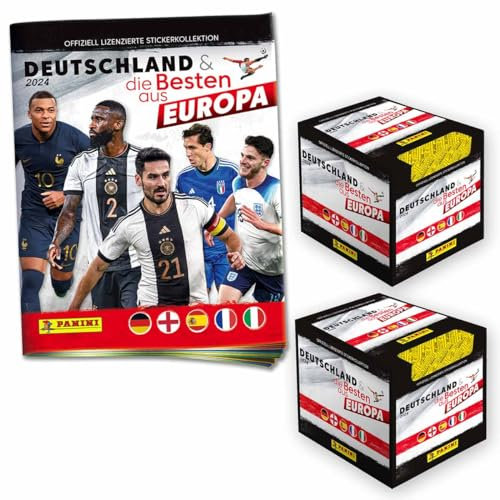 Panini Deutschland 2024 & die Besten aus Europa Stickerkollektion (Mega-Bundle)