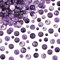 TOAOB 100 Stück 4 mm bis 8 mm Natürliche Edelstein Perlen Amethyst Kristalle Runde Lose Perlen mit Loch zum Schmuck Basteln Auffädeln DIY Armband Halsketten Schmuckherstellung