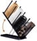 Cup and Lid Holder,Metal Coffee Cup and Lid Holder Organizer,Adjustable Coffee Cup Holder Organizer 4 Compartment Disposable Cup Dispenser with Straw Organizer Storage for Home Bar Office Restaurant