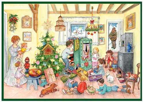 Adventskalender Heilig Abend in der Stube