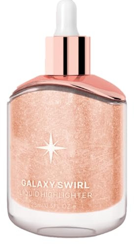 KARLOR Liquid Highlighter Face Body Glitter Gold Liquid Highlighter Shimmer Blended Glow Body Glitter Face Creamy Glitter Gel Body Cream with Glitter (03#Champagne Gold)