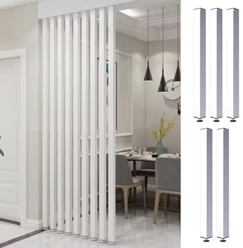 Höhenverstellbarer japanischer Holzraumteiler - 63M Stilvolle und vielseitige Platte für Zuhause und Büro Einfache Einrichtung Sichtschutz Eleganter Raumtrenner