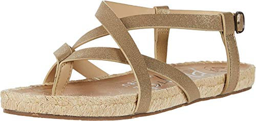 Blowfish Malibu Damen Granola-Seil Sandale, Gold Cosmic Metallic, 37 EU