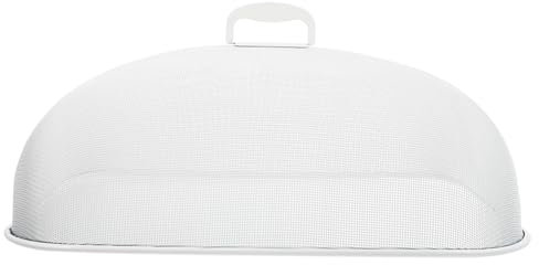 Happyyami Rectangle Metal Food Cover 12 Inch Mesh Dome Food Screen Protector for Kitchen Dining Table Bbq Picnic