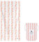 Dock & Bay Strandhandtuch - Schnell trocknende Mikrofaser, ohne Sand - Kompakt, Leicht - 100% recycelt - Inklusive Beutel - Peach Party, Medium (130x70cm, 51x27)