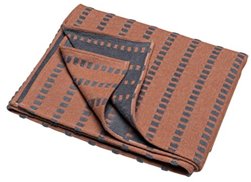 David Fussenegger [W2307] Plaid Kästchen Toffee, 200x130 cm