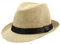 Sombrero Paja de Papel Hombre Mujer Gorra Panamá Verano Playa de ala Corta Moda Unisex 57/58CM (57, Beige)