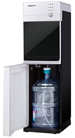 Bottom Loading Floor Standing Water Dispenser,Bottled Water Cooler Chiller Machine,3-Second Instant Boiling with Door,Cold Hot Dual Function,Ideal for Home Office Chilled Water Tea Coffee Drinking fou
