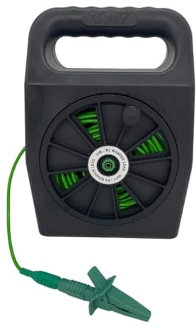 Enrouleur de câble R2 30 m - Convient pour Fluke, Dalog, Kewtech, Meger, Metrel, etc
