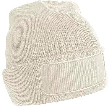 Beechfield B445 Patch Beanie, Almond, XS-XL