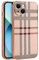 LINXUXIE Phone Case for Apple iPhone 13, Fashion Leather Designer Phone Case, Soft TPU Drop Protection Shockproof Protective Phone Holder Women&Man Gray (iPhone 13)