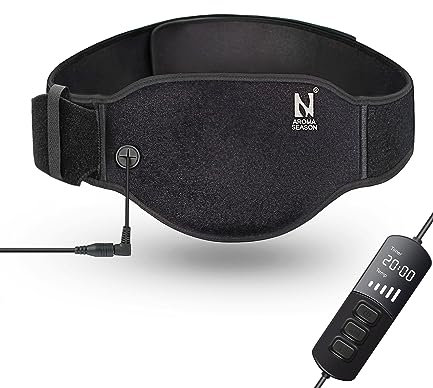 AROMA SEASON Wärmegürtel EASY mit 5 Heizstufen für Menstruationsbeschwerden Rückenschmerzen Bauch Unterleib mit Abschaltautomatik